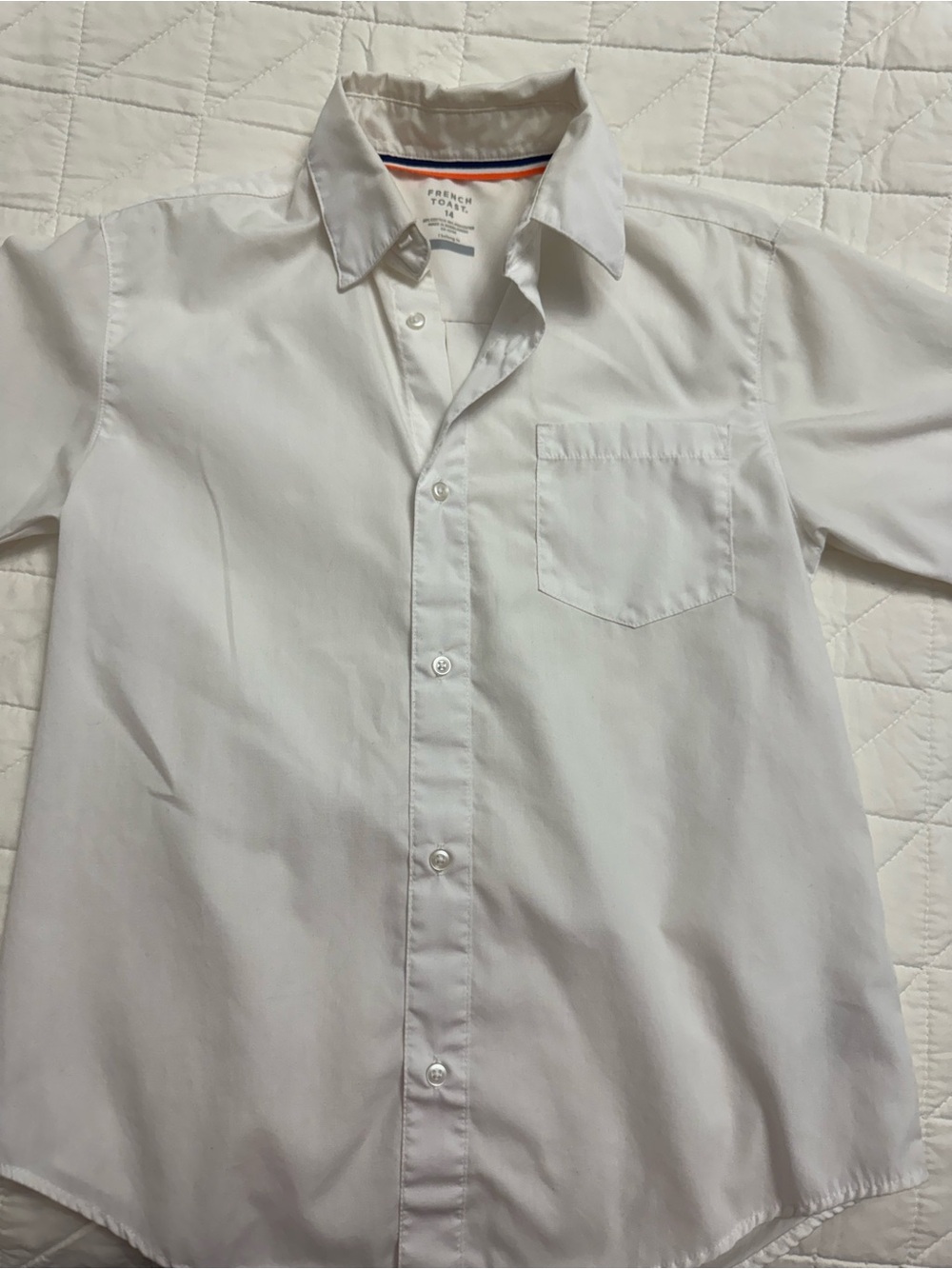 White button down